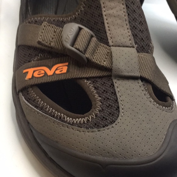 Teva Itunda 4140 Men’s Sandals Closed Toe Water Shoes Turkish Coffee Siz… - Picture 13 of 15